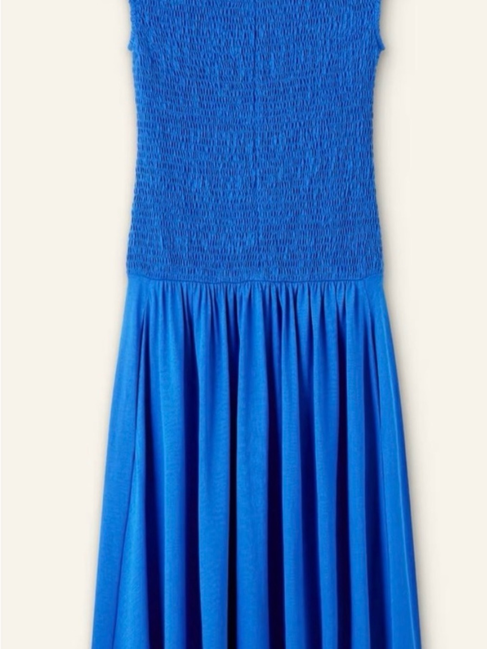 ME+EM Slub Jersey Smock Bodice Maxi Dress